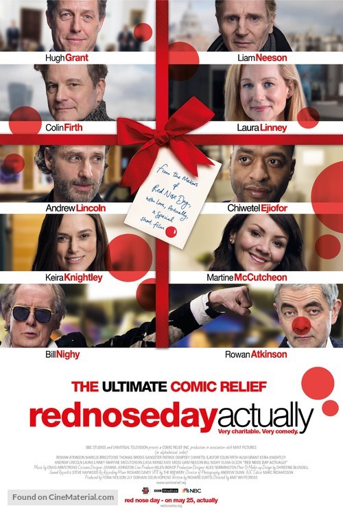 Red Nose Day Actually - British Movie Poster