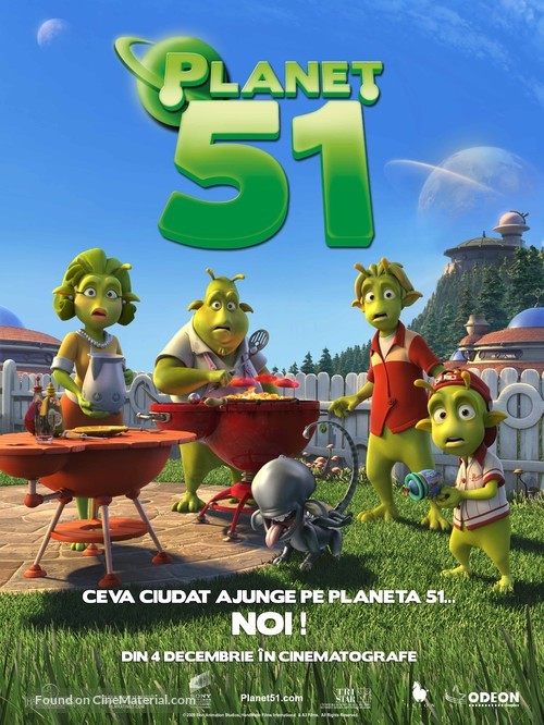 Planet 51 - Romanian Movie Poster