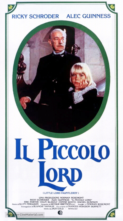 Little Lord Fauntleroy - Italian Theatrical movie poster