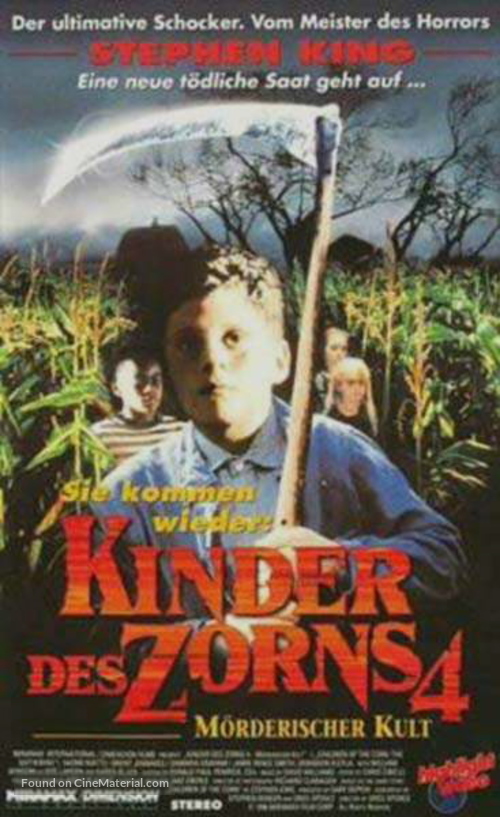 Children of the Corn IV: The Gathering - German VHS movie cover