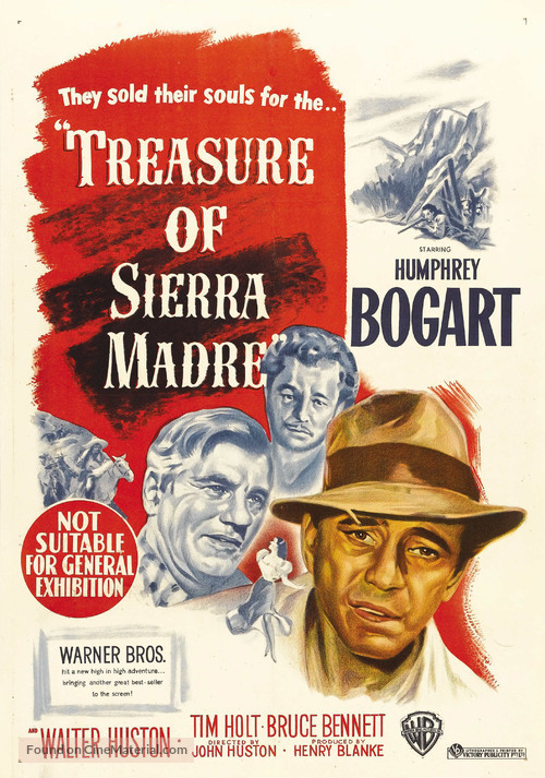 The Treasure of the Sierra Madre - Australian Movie Poster
