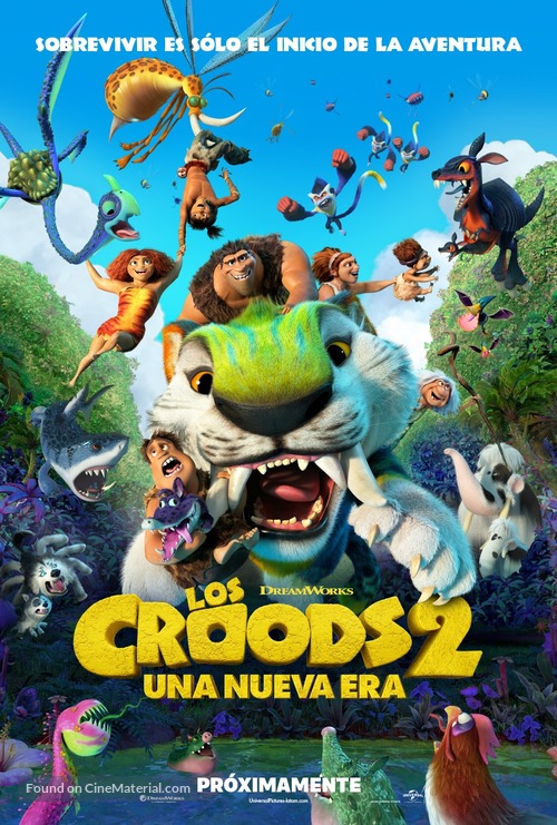 The Croods: A New Age - Chilean Movie Poster
