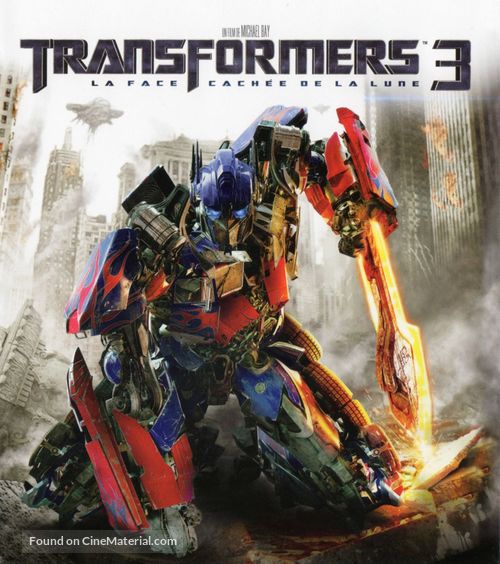 Transformers: Dark of the Moon - French Blu-Ray movie cover