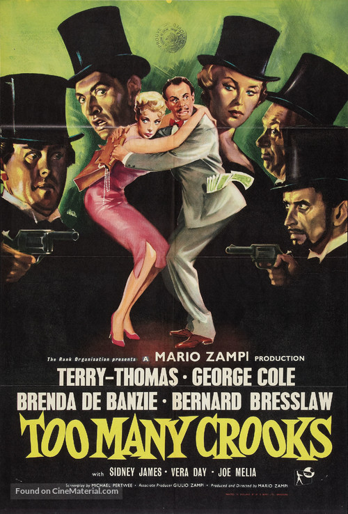 Too Many Crooks - British Movie Poster