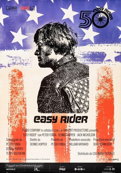 Easy Rider - Italian Re-release movie poster