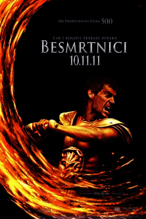 Immortals - Serbian Movie Poster