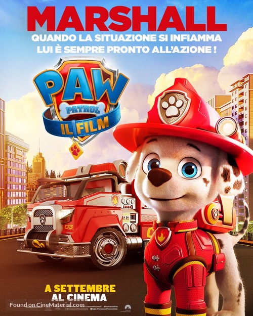 Paw Patrol: The Movie - Italian Movie Poster