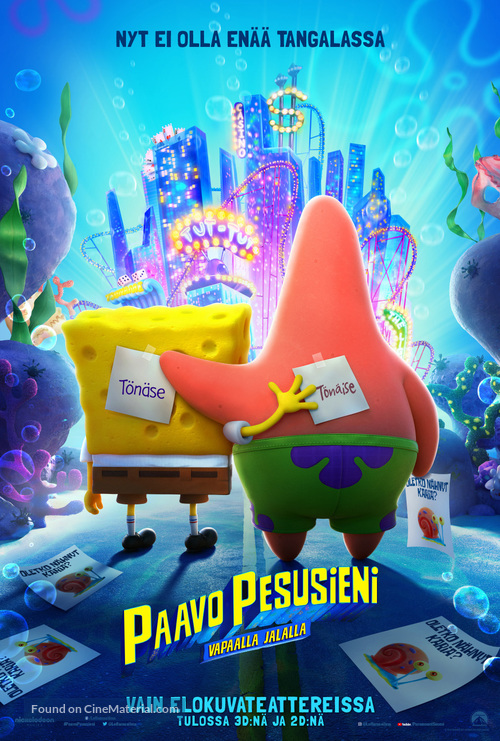 The SpongeBob Movie: Sponge on the Run - Finnish Movie Poster