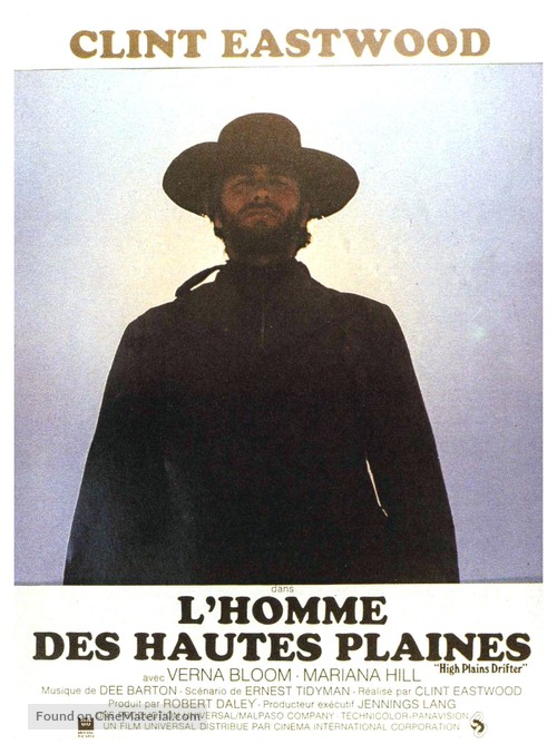High Plains Drifter - French Movie Poster