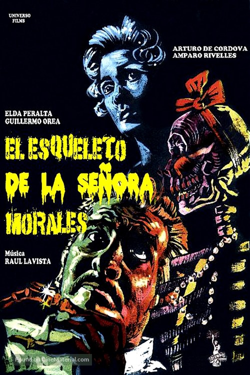 El esqueleto de la se&ntilde;ora Morales - Mexican Movie Poster