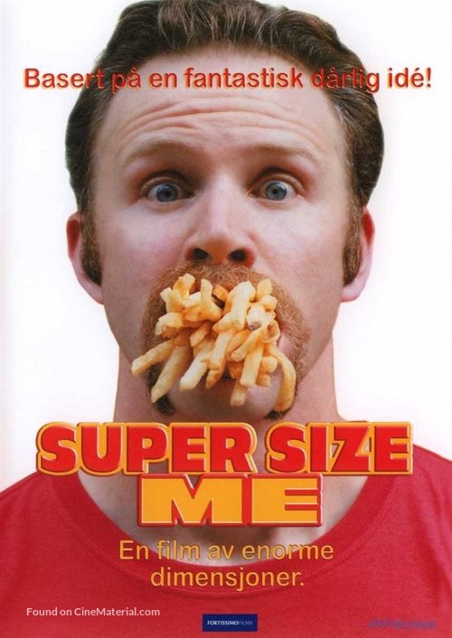 Super Size Me - Norwegian DVD movie cover