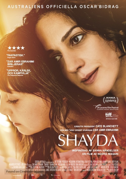 Shayda - Swedish Movie Poster