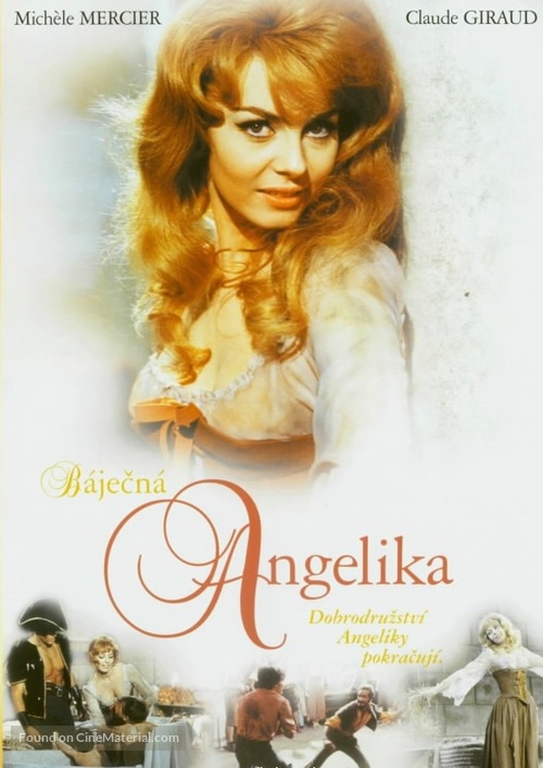 Merveilleuse Ang&eacute;lique - Czech DVD movie cover