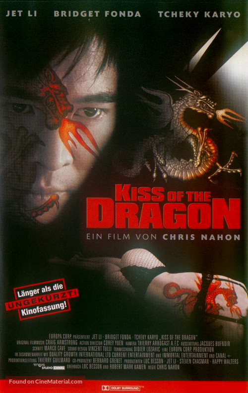 Kiss Of The Dragon - German Movie Cover