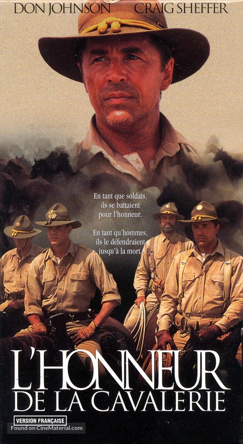 In Pursuit of Honor - French VHS movie cover