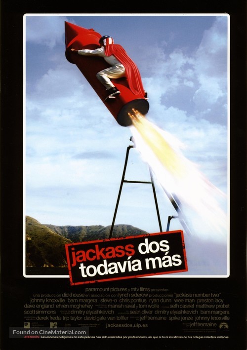 Jackass 2 - Spanish Movie Poster