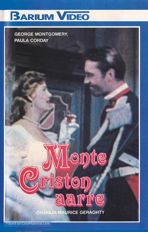 The Sword of Monte Cristo - Finnish VHS movie cover