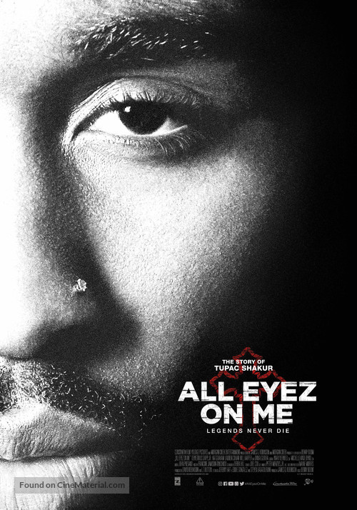 All Eyez on Me - Swiss Movie Poster