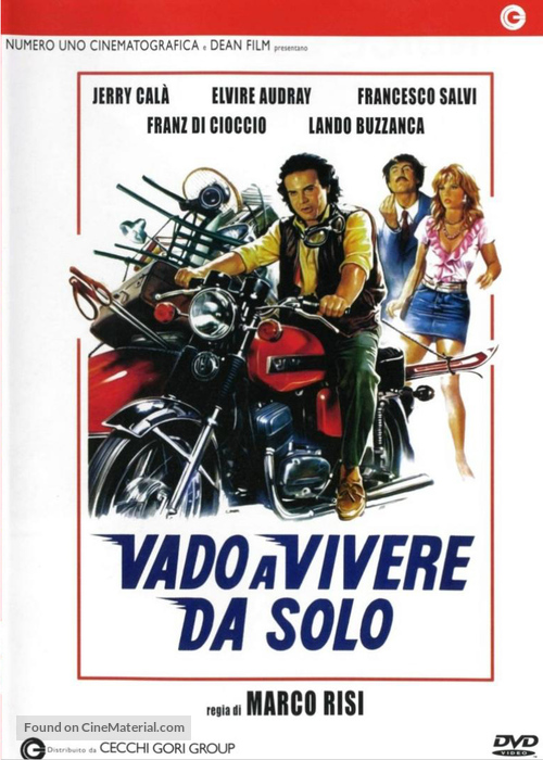 Vado a vivere da solo - Italian DVD movie cover