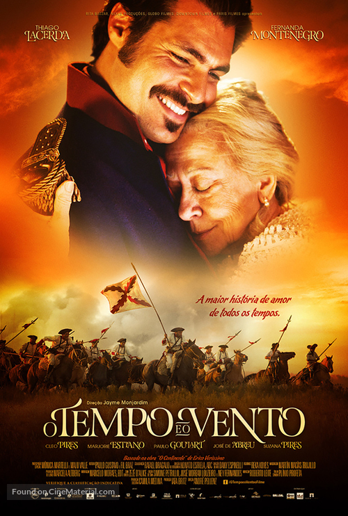 O Tempo e o Vento - Brazilian Movie Poster