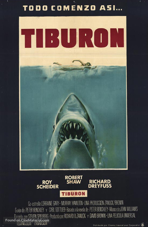 Jaws - Spanish Movie Poster
