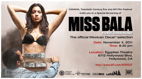 Miss Bala - Mexican Movie Poster