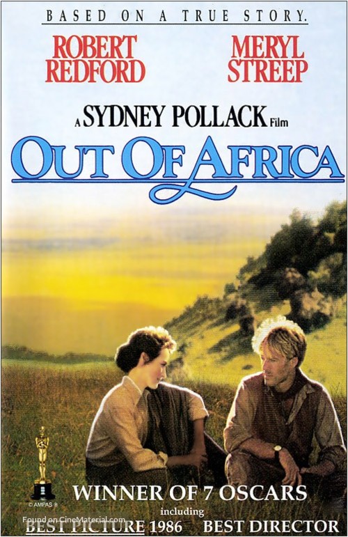 Out of Africa - Movie Cover