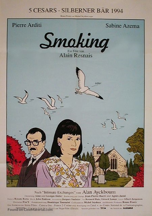 Smoking/No Smoking - German Movie Poster