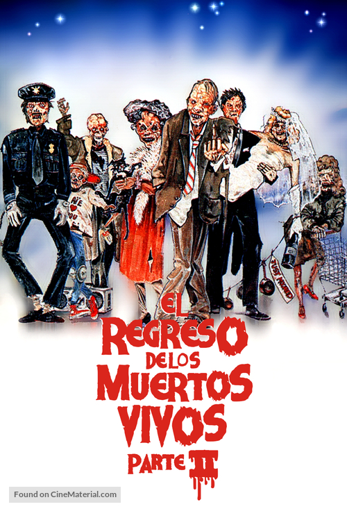 Return of the Living Dead Part II - Argentinian DVD movie cover
