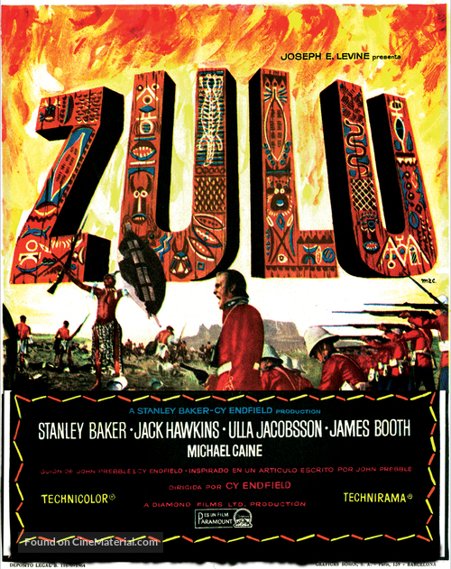 Zulu - Spanish Movie Poster