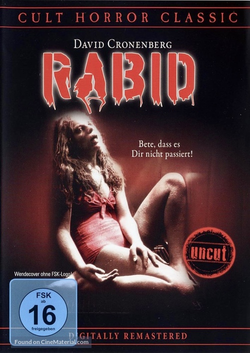 Rabid - German Movie Cover