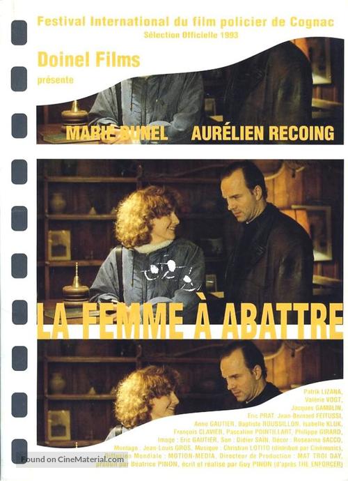 La femme &agrave; abattre - French Movie Poster