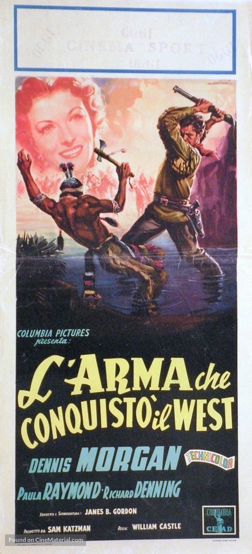 The Gun That Won the West - Italian Movie Cover