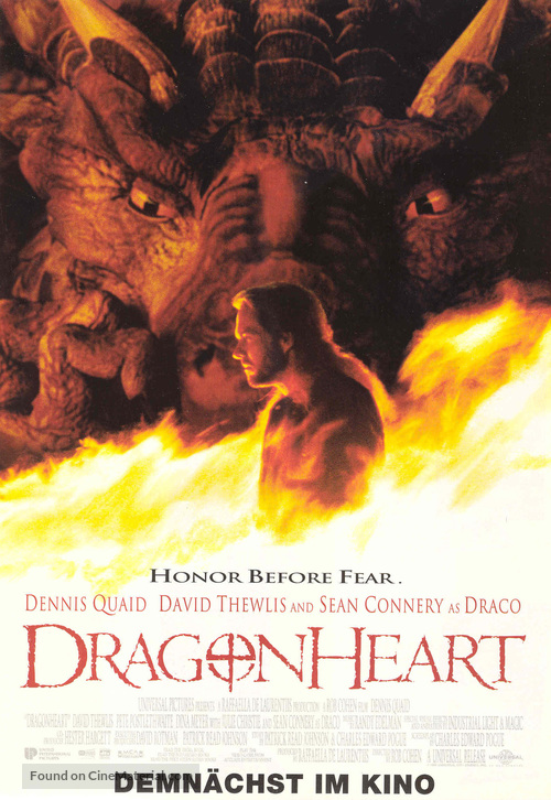 Dragonheart - German Movie Poster