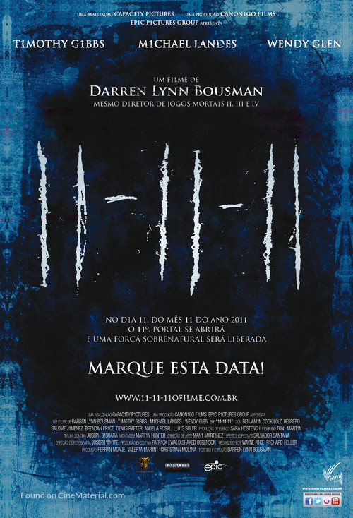 11 11 11 - Brazilian Movie Poster