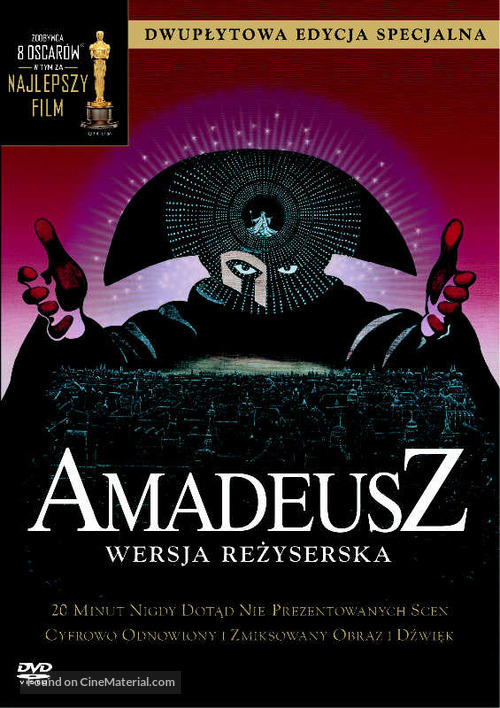 Amadeus - Polish DVD movie cover
