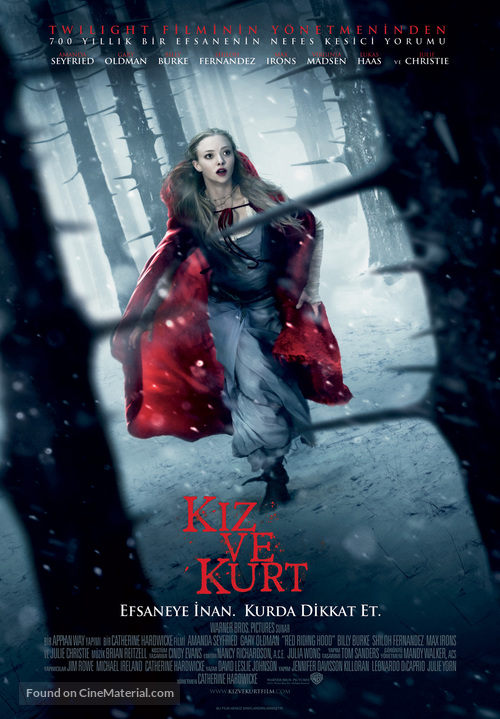 Red Riding Hood - Turkish Movie Poster