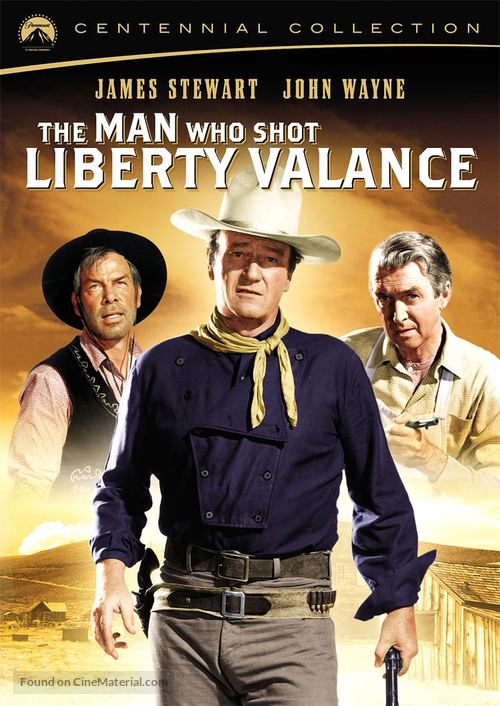 The Man Who Shot Liberty Valance - Movie Cover