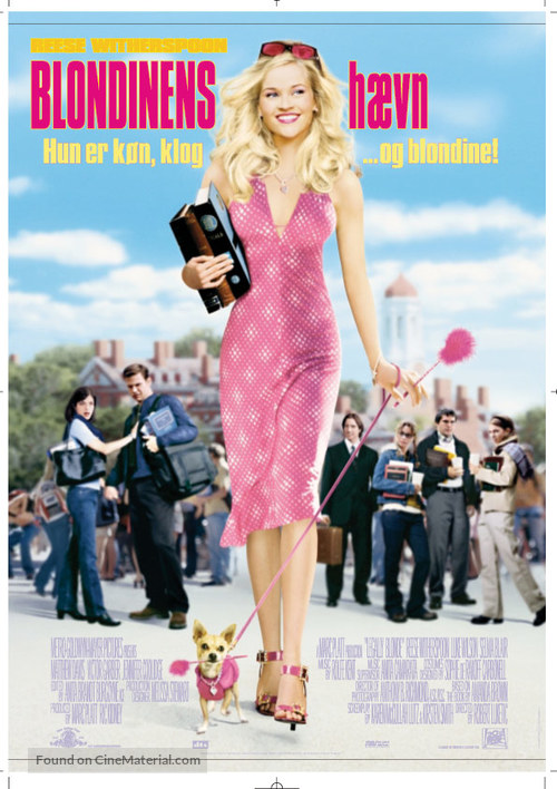 Legally Blonde - Danish Movie Poster