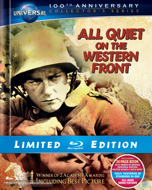 All Quiet on the Western Front - Belgian Blu-Ray movie cover