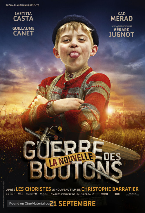 La nouvelle guerre des boutons - French Movie Poster