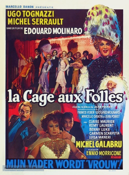 Cage aux folles, La - Belgian Movie Poster