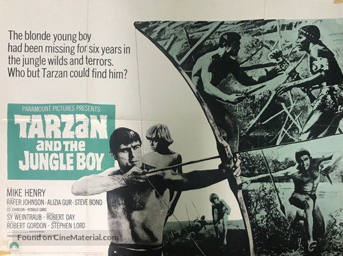 Tarzan and the Jungle Boy - British Movie Poster