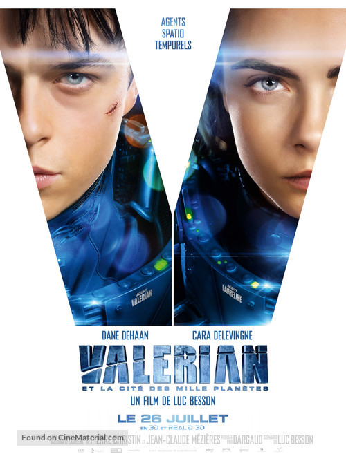 Valerian and the City of a Thousand Planets - French Movie Poster