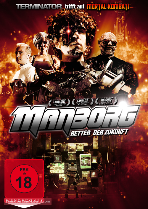 Manborg - German DVD movie cover