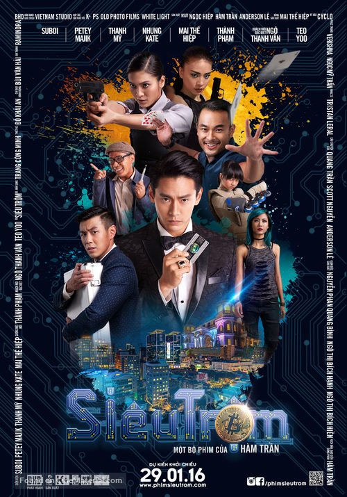 Bitcoins Heist - Vietnamese Movie Poster