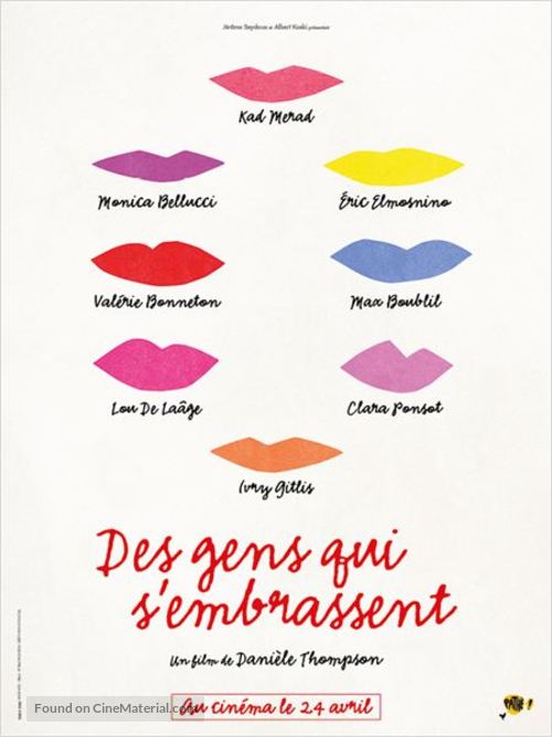 Des gens qui s&#039;embrassent - French Movie Poster