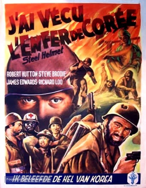 The Steel Helmet - Belgian Movie Poster
