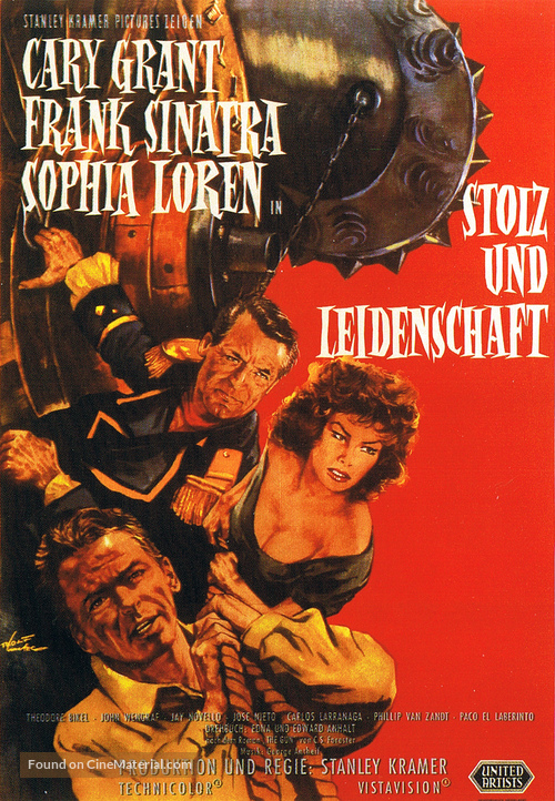 The Pride and the Passion - German Movie Poster