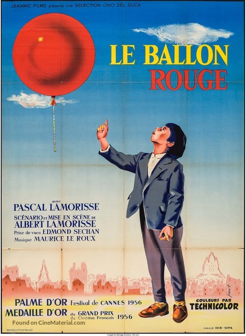 Le ballon rouge - French Movie Poster